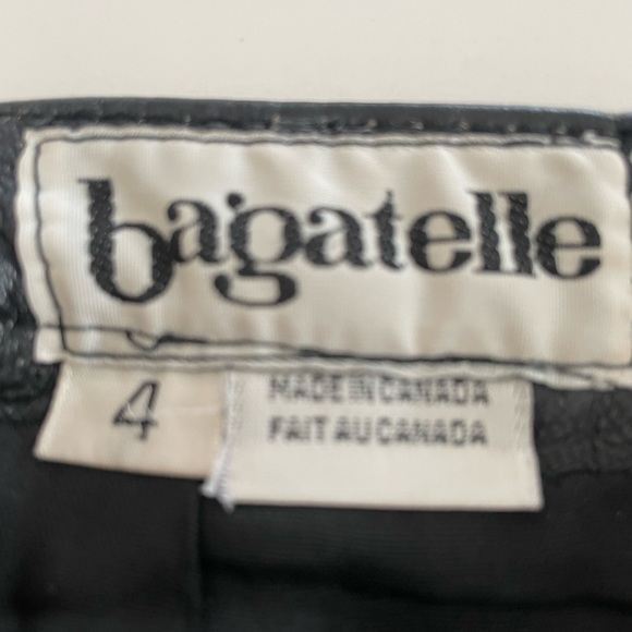 Black Vintage leather skirt - Picture 6 of 6